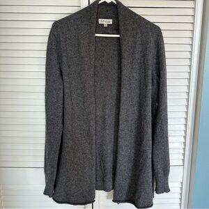 Neiman Marcus gray cashmere cardigan